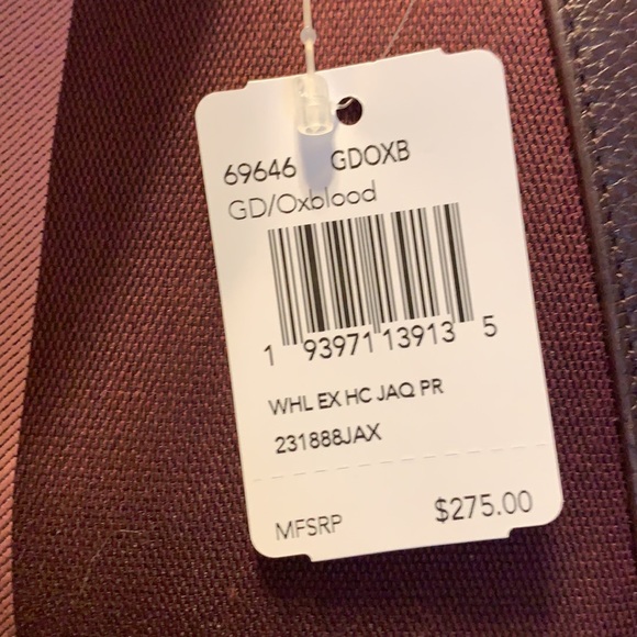 Coach oxblood satchel small bag - Picture 3 of 3